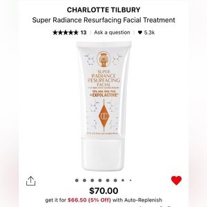Charlotte tilbury resurfacing mask